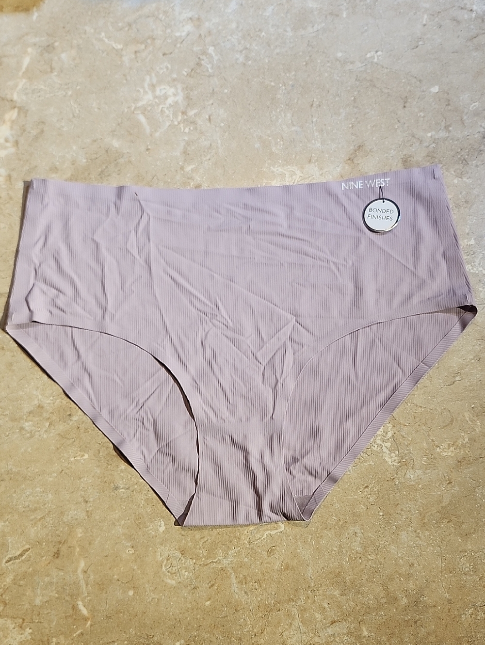 Nine West Lavender No Show Seamless Brief Panty L